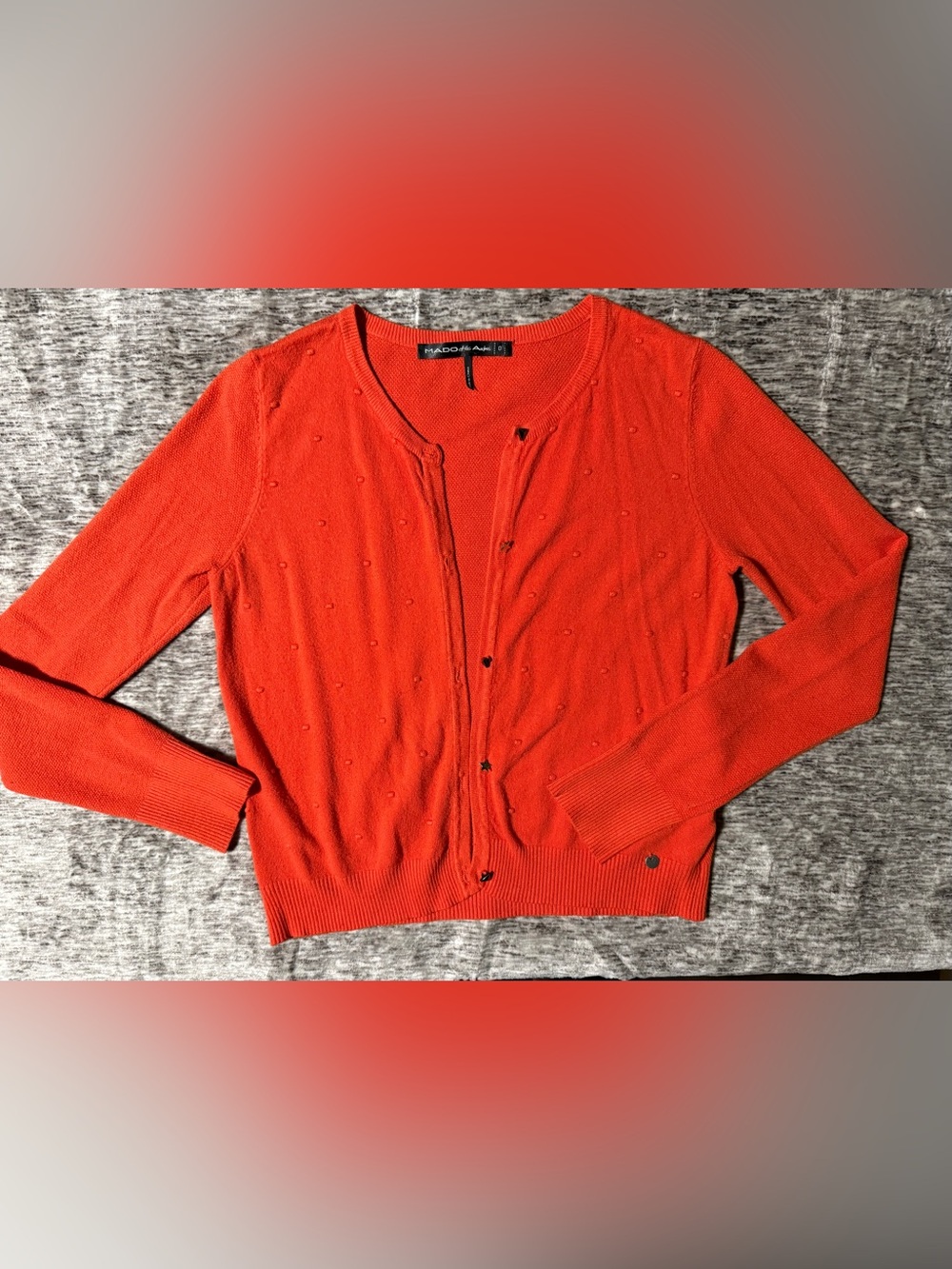MADO et les autres Embellished Crewneck Cardigan Sweater